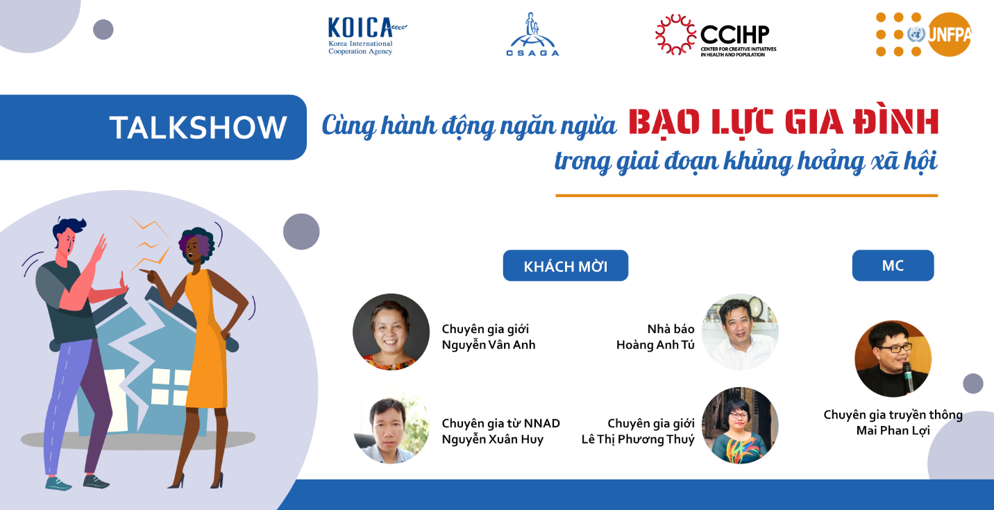 Talkshow “Cùng hành động ngăn ngừa Bạo lực gia đình trong giai đoạn khủng hoảng xã hội”